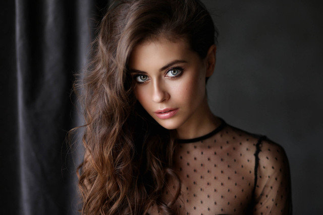 Elina karimova piercing eyes polka free wallpaper - medium preview image