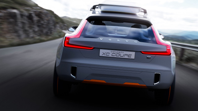 Grey car mountain road futurism free wallpaper - medium preview image