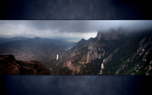 Mountain range clouds bird sunset free wallpaper - medium preview image