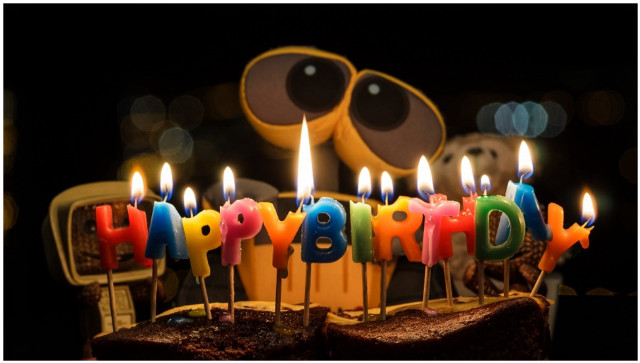 Birthday cake candles happy stuffed free wallpaper - medium preview image