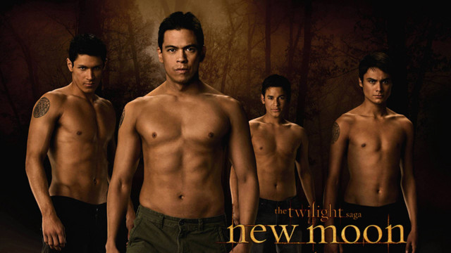New moon group shirtless men free wallpaper - medium preview image