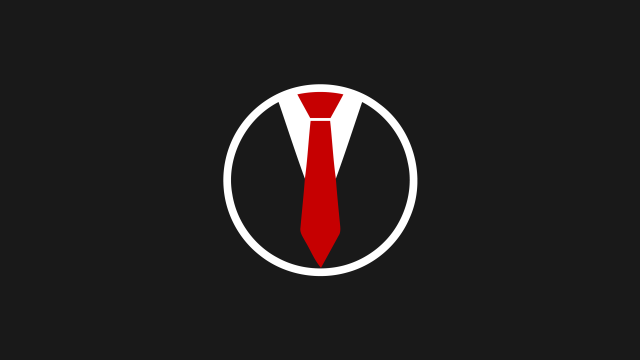 Red tie white circle black free wallpaper - medium preview image