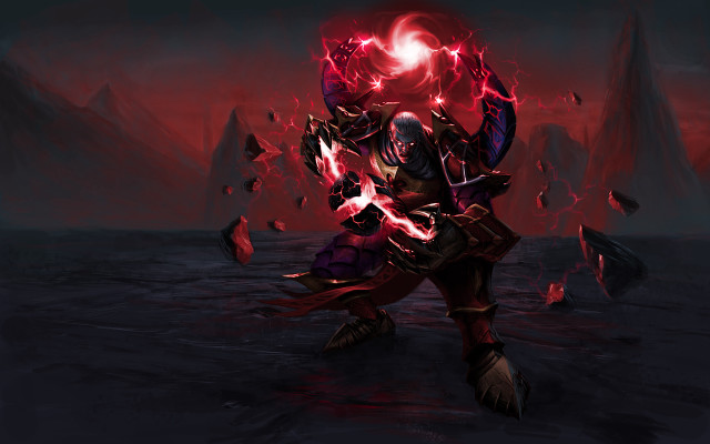 Demonic glowing armor arcane fire free wallpaper - medium preview image