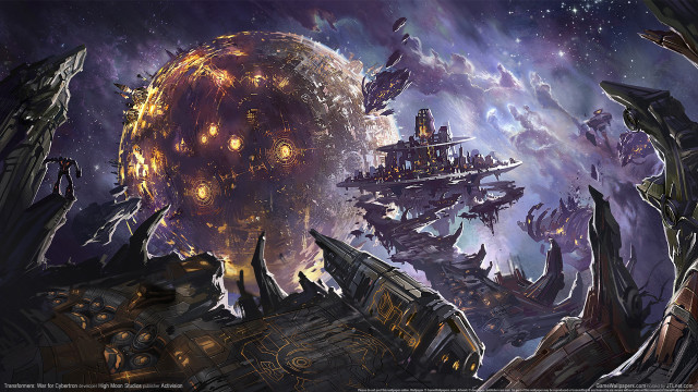 Space station glowing orb planet free wallpaper - medium preview image