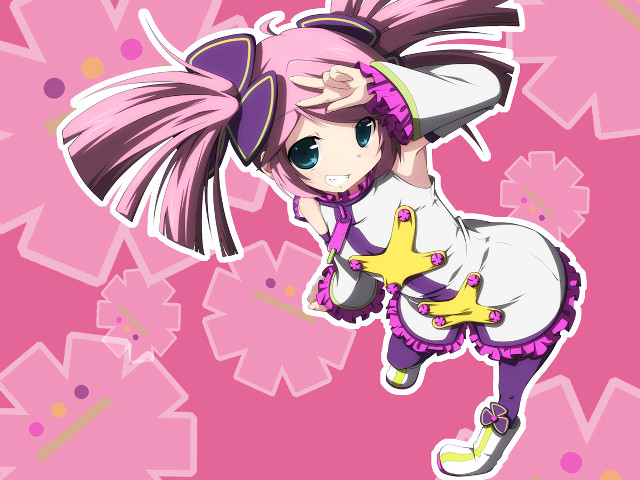 Pink hair yayoi inspired alice free wallpaper - medium preview image
