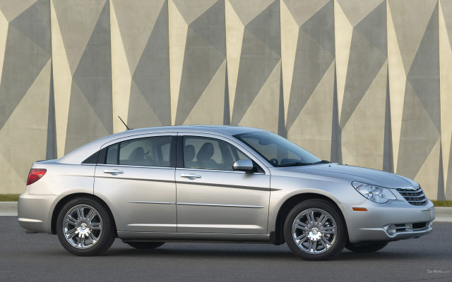 Silver car building wall person free wallpaper - medium preview image