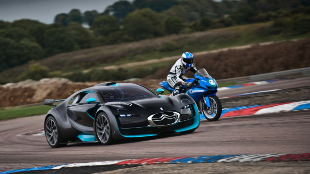 Motorcycle race track car mountain free wallpaper - medium preview image