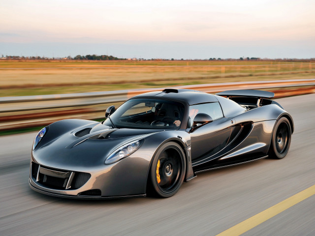 Silver sports car highway field free wallpaper - medium preview image