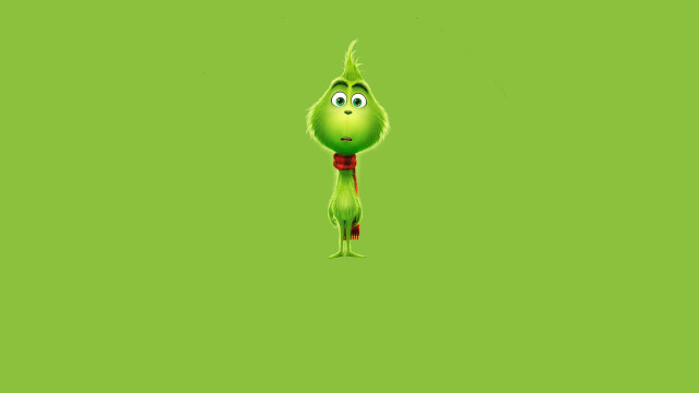 Green grin face red tie free wallpaper - medium preview image