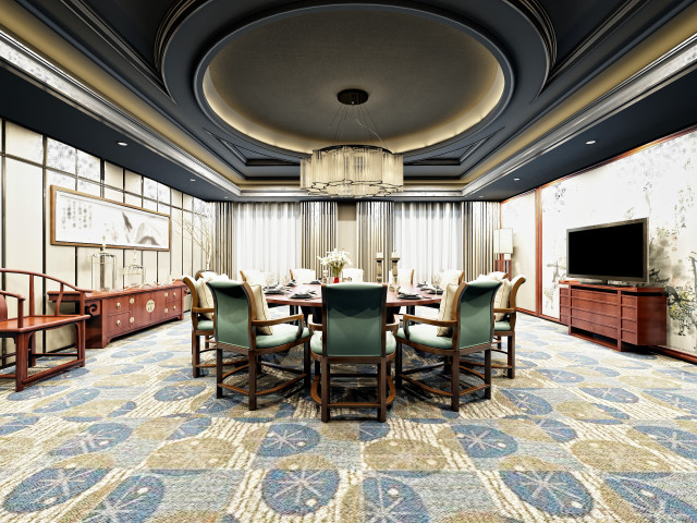 Large room table chairs television free wallpaper - medium preview image