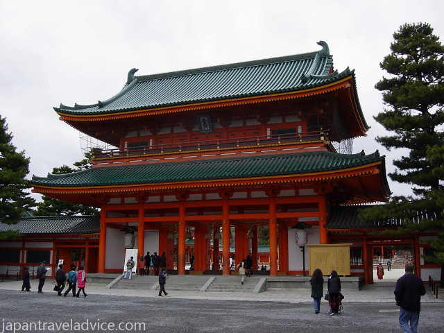 Large building green roof red free wallpaper - medium preview image