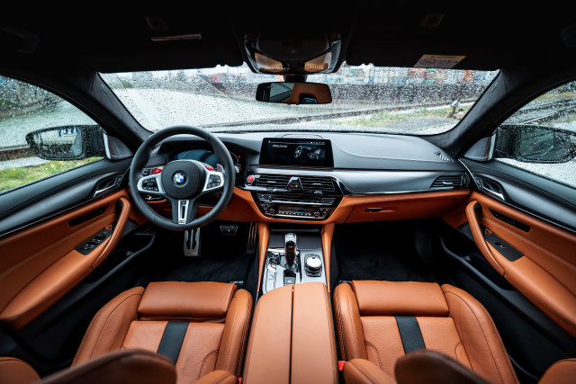 Car dashboard steeringwheel lights seats free wallpaper - medium preview image