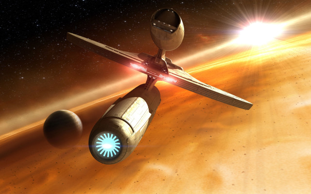 Space station over planet with #2 free wallpaper - medium preview image
