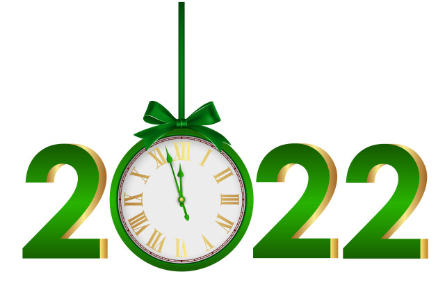 Clock green bow number22 #2012 free wallpaper - medium preview image
