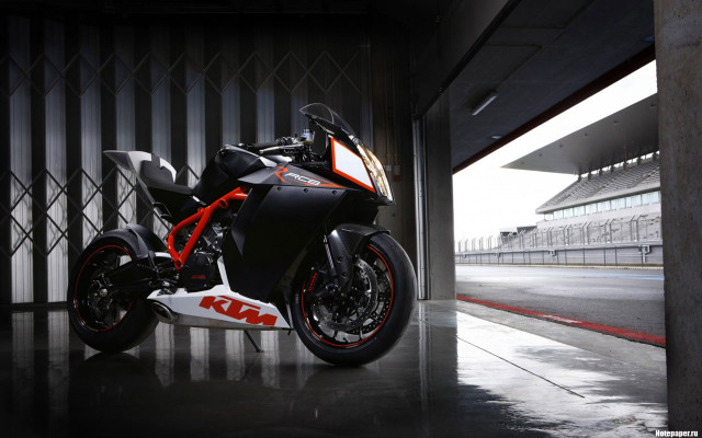 Motorcycle garage wall no sign free wallpaper - medium preview image