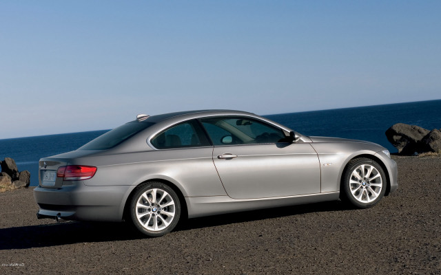 Silver car ocean shore military free wallpaper - medium preview image