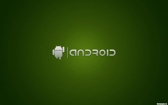 Green wall android logo abstract free wallpaper - medium preview image