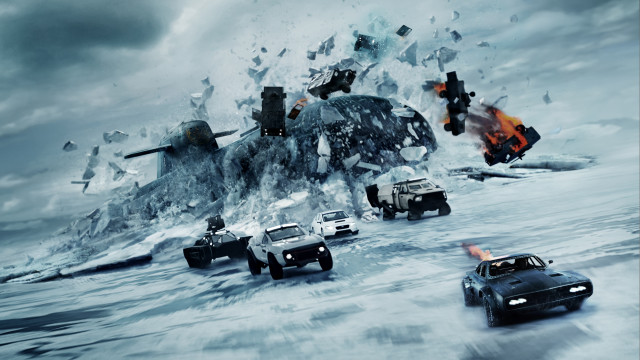 Snowy field cars plane helicopter free wallpaper - medium preview image