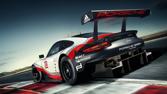 Porsche racecar mountain road 4kuhd free wallpaper - medium preview image