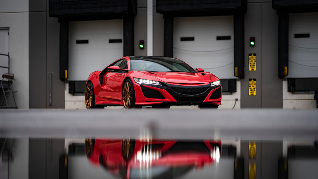 Red sports car reflection cobra free wallpaper - medium preview image