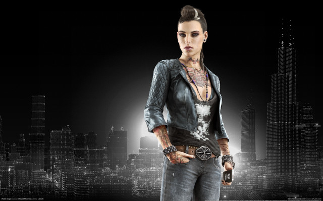 Eve ryder gothic cityscape punk free wallpaper - medium preview image