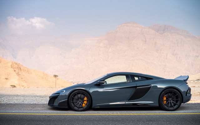 Grey sports car mountain road #2 free wallpaper - medium preview image