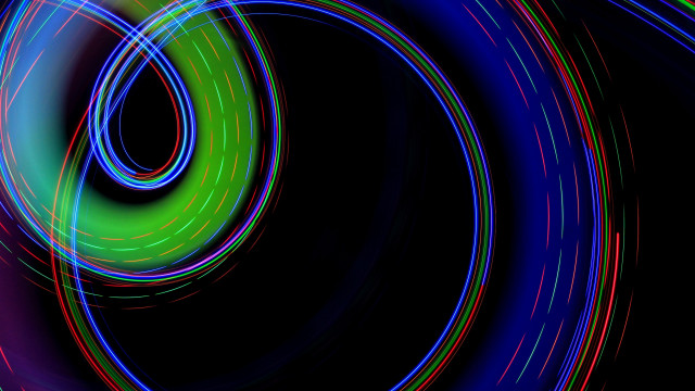 Colorful light swirl abstract planet free wallpaper - medium preview image