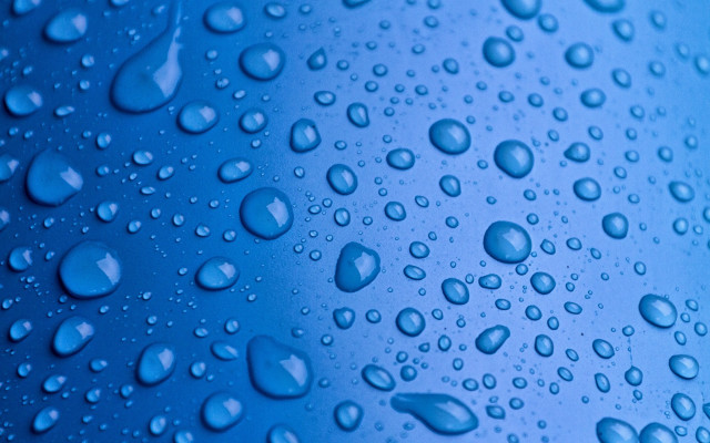 Blue bottle water drop bubble free wallpaper - medium preview image