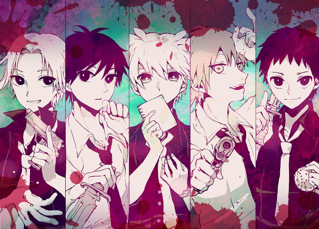 Anime characters expressions group different #15 free wallpaper - medium preview image