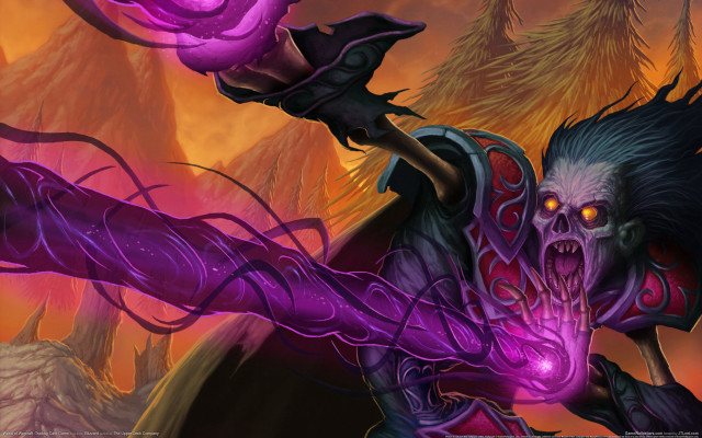 Demonic purpleflame armor fangs sunset free wallpaper - medium preview image