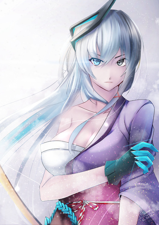 Woman sword dress snow snowflakes free wallpaper - medium preview image