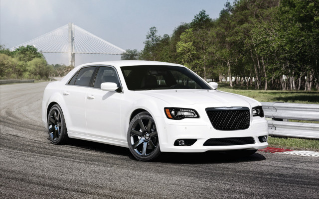 White car bridge trees nature free wallpaper - medium preview image