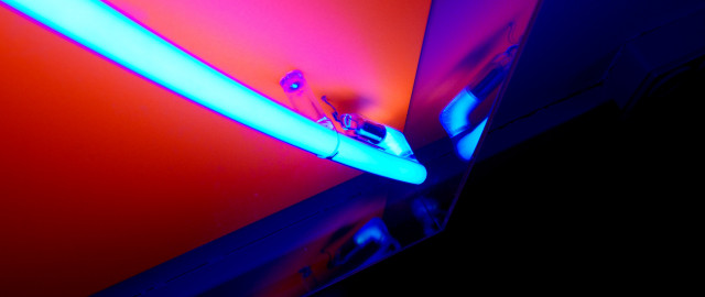 Neon tube red blue walls #2 free wallpaper - medium preview image