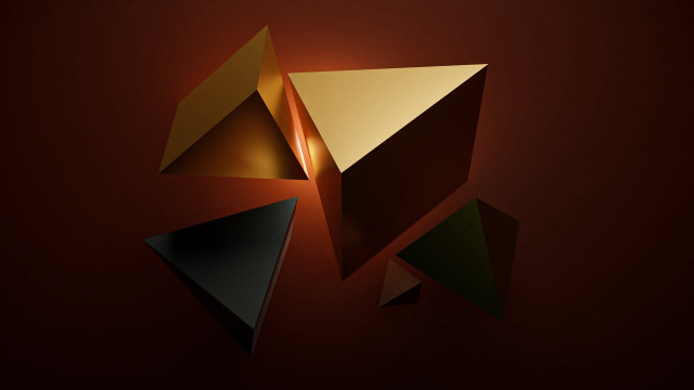 Red wall gold black abstract free wallpaper - medium preview image