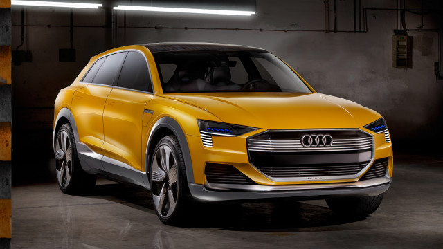 Yellow car garage black background free wallpaper - medium preview image