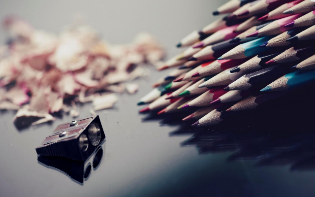 Pencils camera lens sharpener childs free wallpaper - medium preview image