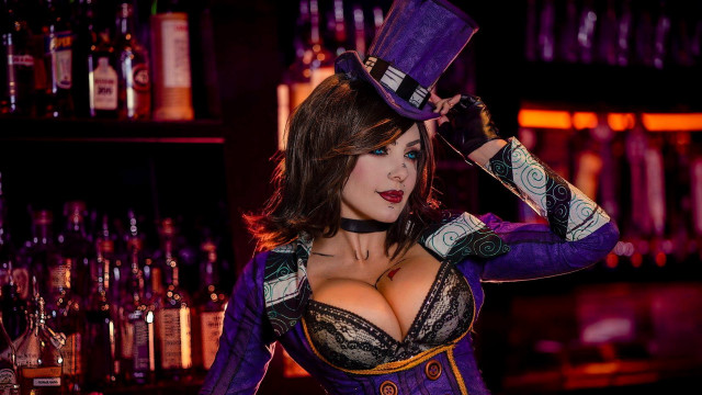 Purple outfit top hat bar free wallpaper - medium preview image