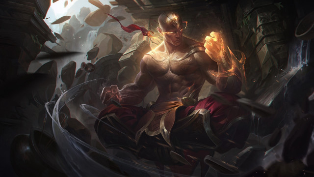 Cave man sword demon armor free wallpaper - medium preview image
