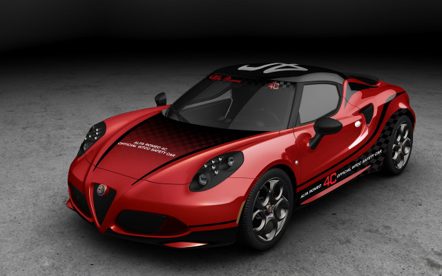 Red sports car black top #7 free wallpaper - medium preview image