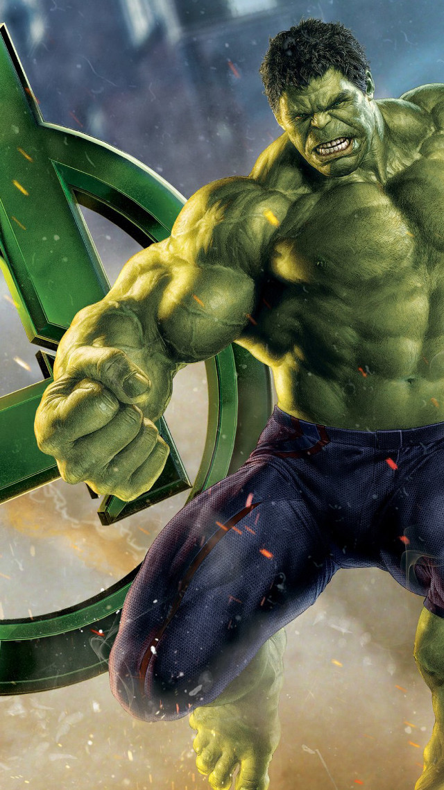 Hulk green suit peace sign free wallpaper - medium preview image