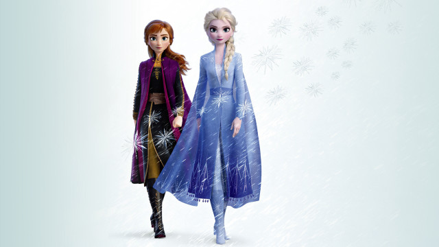 Frozen princesses snowflakes siblings anna free wallpaper - medium preview image