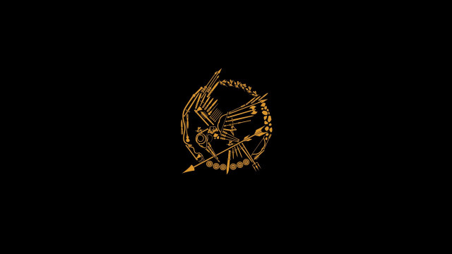 Black gold wallpaper arrow bow free wallpaper - medium preview image