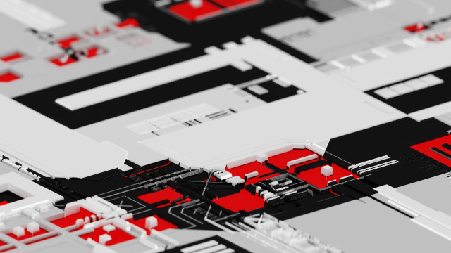 Red black building el lissitzky free wallpaper - medium preview image