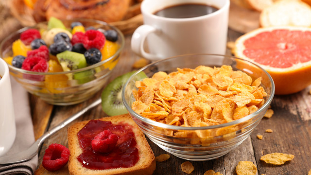 Cereal fruit coffee table food free wallpaper - medium preview image
