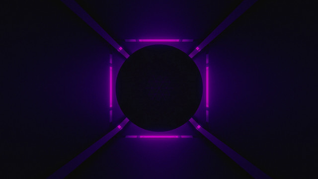 Dark purple light circle room free wallpaper - medium preview image