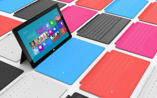 Tablet keyboard display multicolor electronics free wallpaper - medium preview image