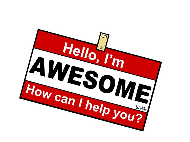 Red white sign says hello free wallpaper - medium preview image