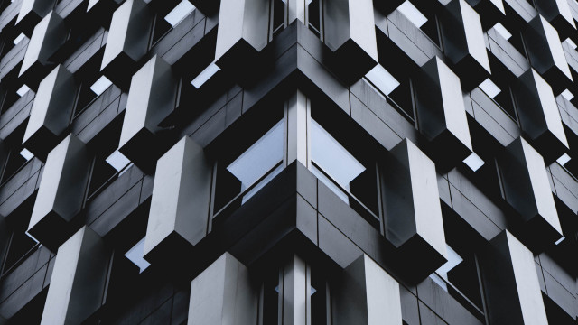Tall building clock architecture constructivism free wallpaper - medium preview image