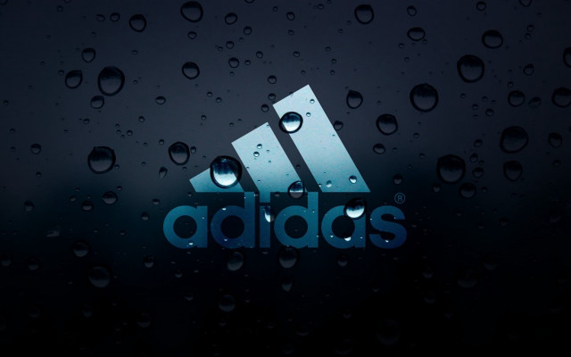 Rainy window adidas 3d bubbles free wallpaper - medium preview image