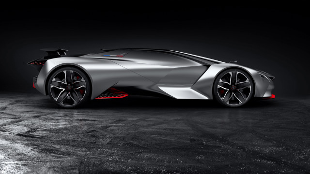 Silver sports car red stripe #10 free wallpaper for desktop - medium preview image